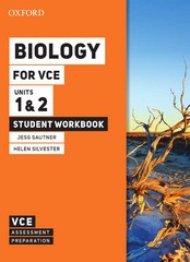 BIOLOGY FOR VCE UNITS 1&2 STUDENT WORKBOOK & DIGITAL (OXFORD)