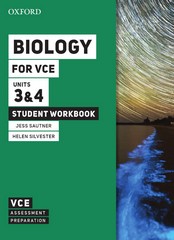 BIOLOGY FOR VCE UNITS 3&4 STUDENT WORKBOOK & DIGITAL (OXFORD)