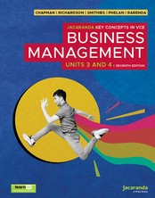 JACARANDA KEY CONCEPTS IN VCE BUSINESS MANAGEMENT U3&4 (7TH ED) (INCL. BOOK & DIGITAL)