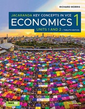 JACARANDA KEY CONCEPTS IN VCE ECONOMICS 1 UNITS 1&2 (12TH ED) (INCL. BOOK & DIGITAL)