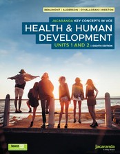 JACARANDA KC IN VCE HEALTH & HUMAN DEVELOPMENT U1&2 (8TH ED)(INCL. BOOK & DIGITAL)