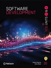 SOFTWARE DEVELOPMENT VCE UNITS 3&4 (2ND ED) (NMT) (NELSON) (INCL. BOOK & DIGITAL)