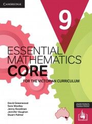 ESSENTIAL MATHEMATICS CORE 9 FOR VIC. CURR. (INCL. BOOK & DIGITAL)