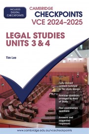 CHECKPOINTS VCE LEGAL STUDIES UNITS 3&4 2024-2025 (INCL. BOOK & DIGITAL)