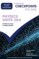 CHECKPOINTS VCE PHYSICS UNITS 3&4 2025 (INCL. BOOK & DIGITAL)