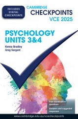 CHECKPOINTS VCE PSYCHOLOGY UNITS 3&4 2025 (INCL. BOOK & DIGITAL)